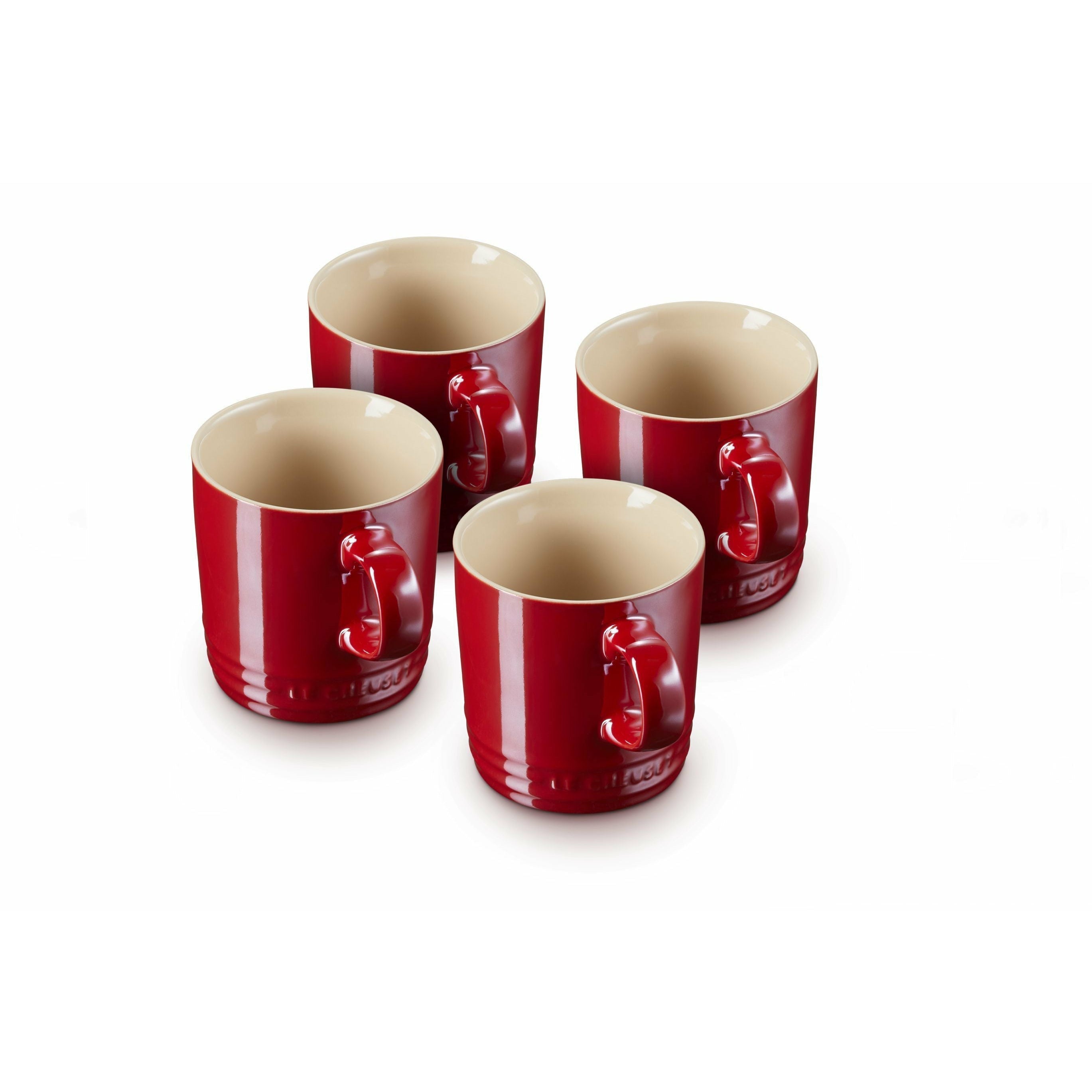 Le Creuset Cup Metallics 350 ml Kirschrot, 4 PCs.