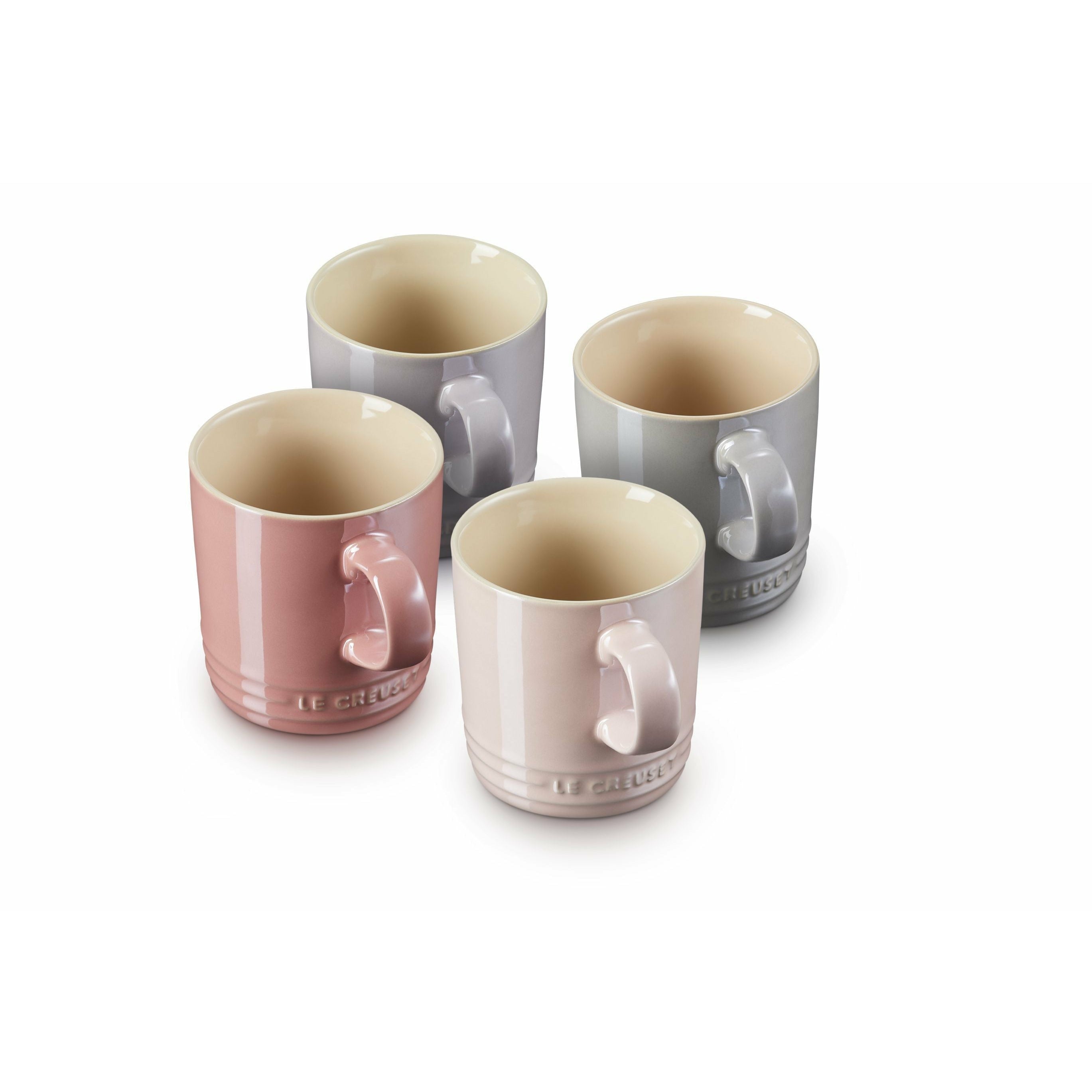 Le Creuset -Becher Metallics 350 ml Rose, 4 PCs.