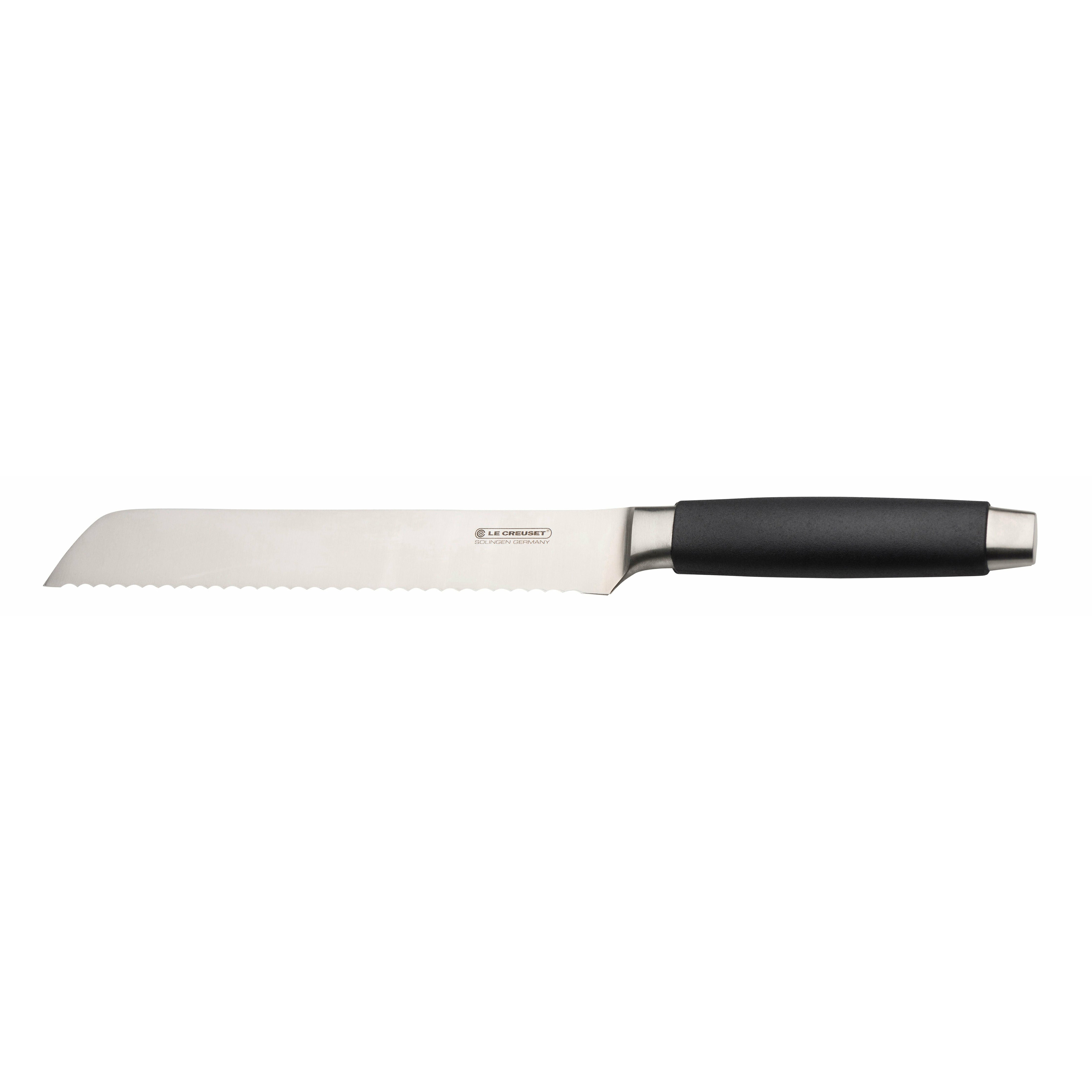 Le Creuset Bread Knife Standard med sort håndtag, 20 cm