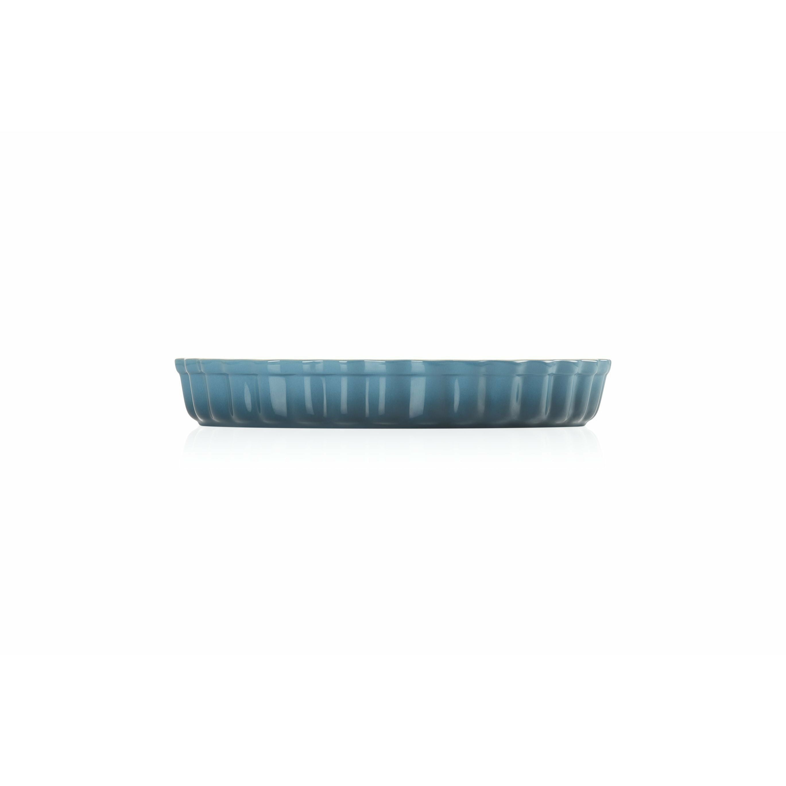 Le Creuset Heritage Tart Form 28 cm, tief blaugrün