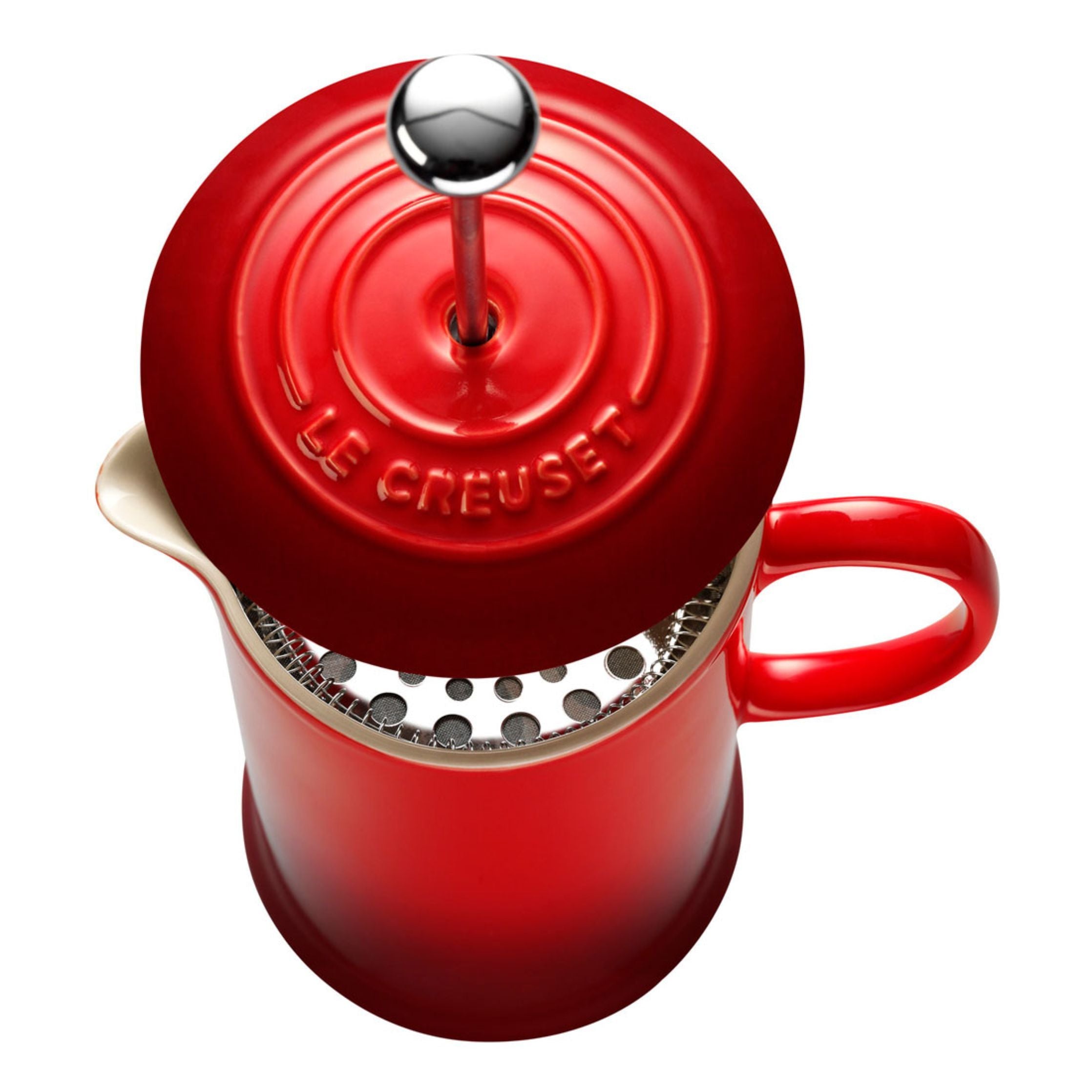 Cafetière du Creuset 1 l, cerise rouge