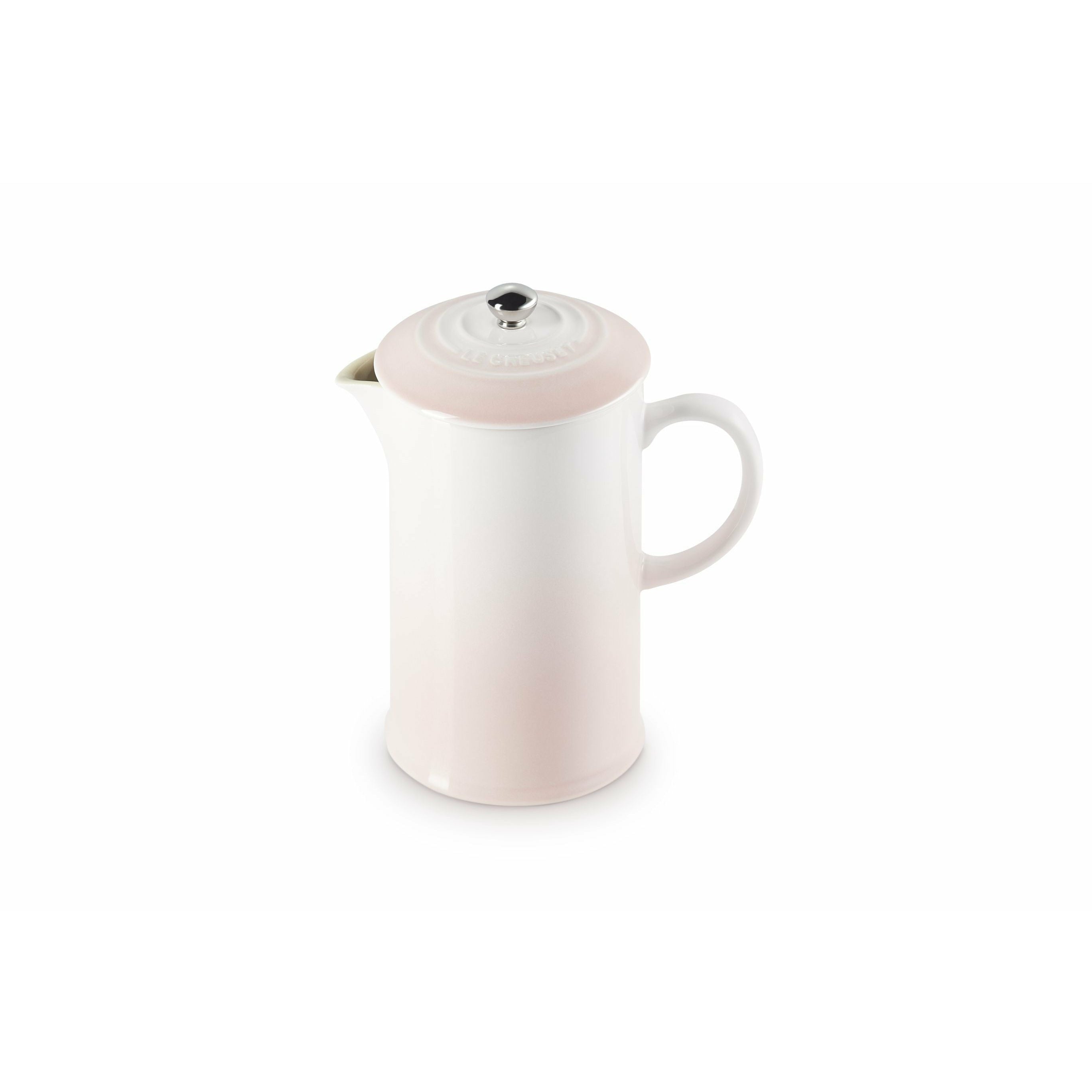 Cafetière du Creuset 1 l, coquille rose