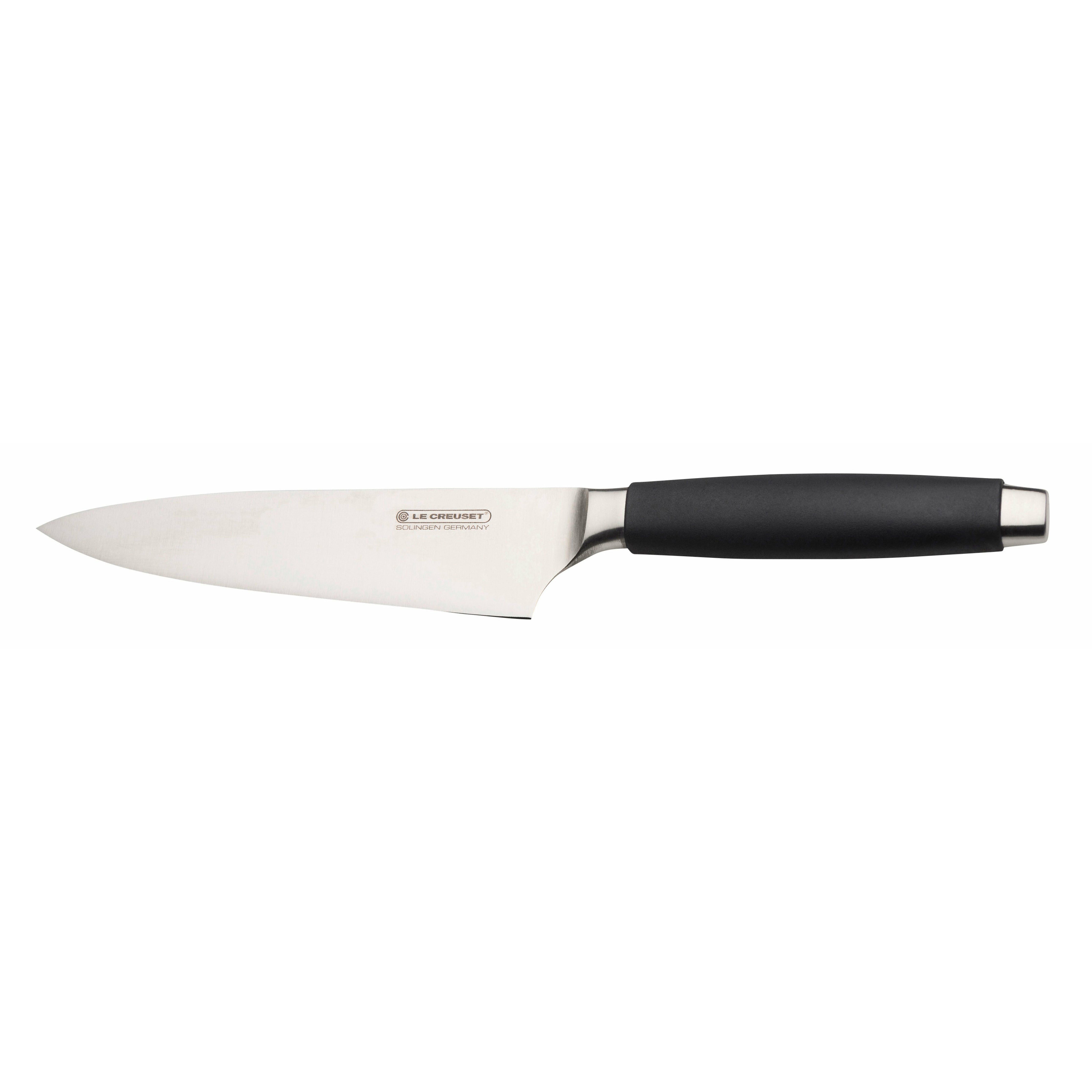 Le Creuset Chef's Messer Standard mit schwarzem Griff, 15 cm