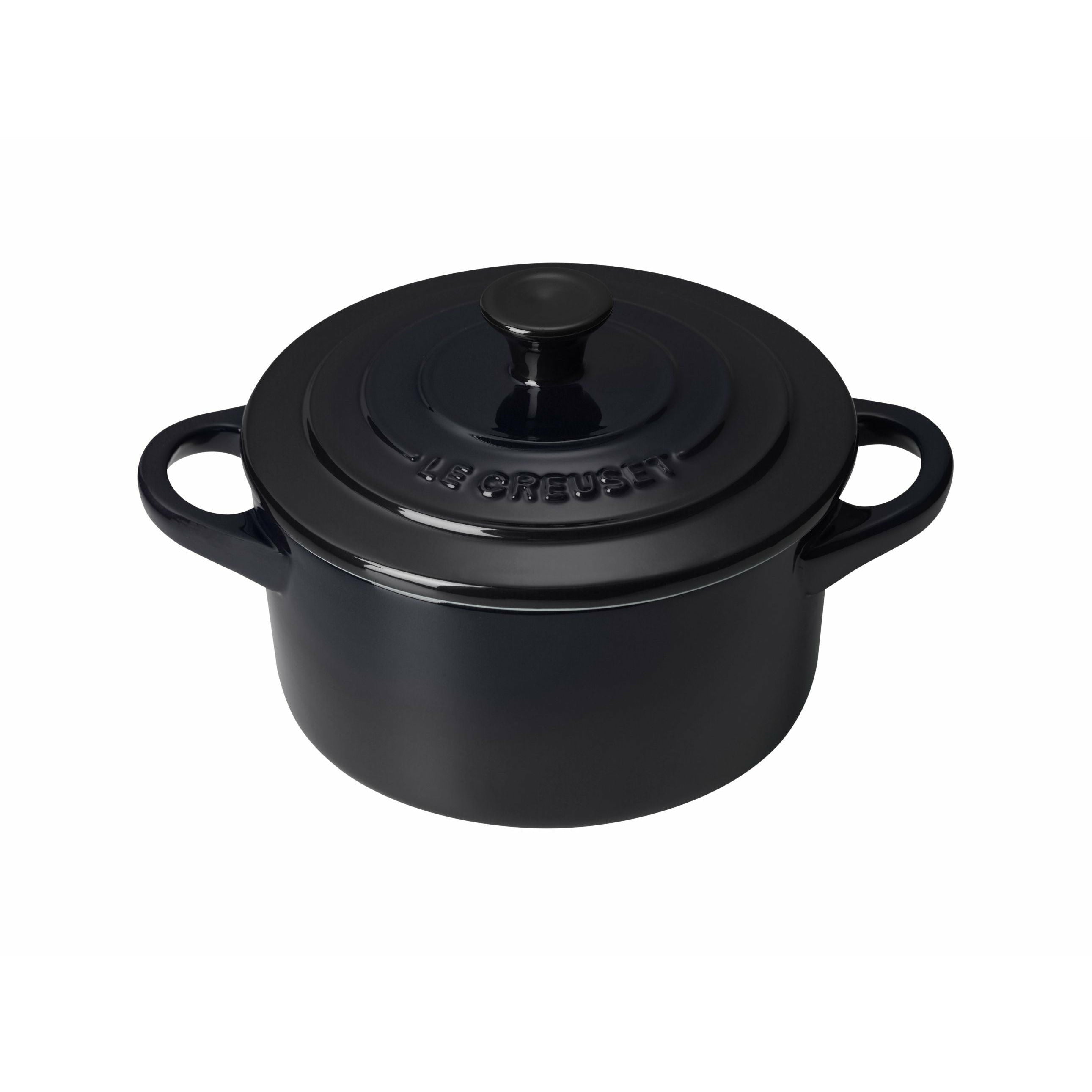 Le Creuset Mini Cocotte 10 Cm, Glossy Black