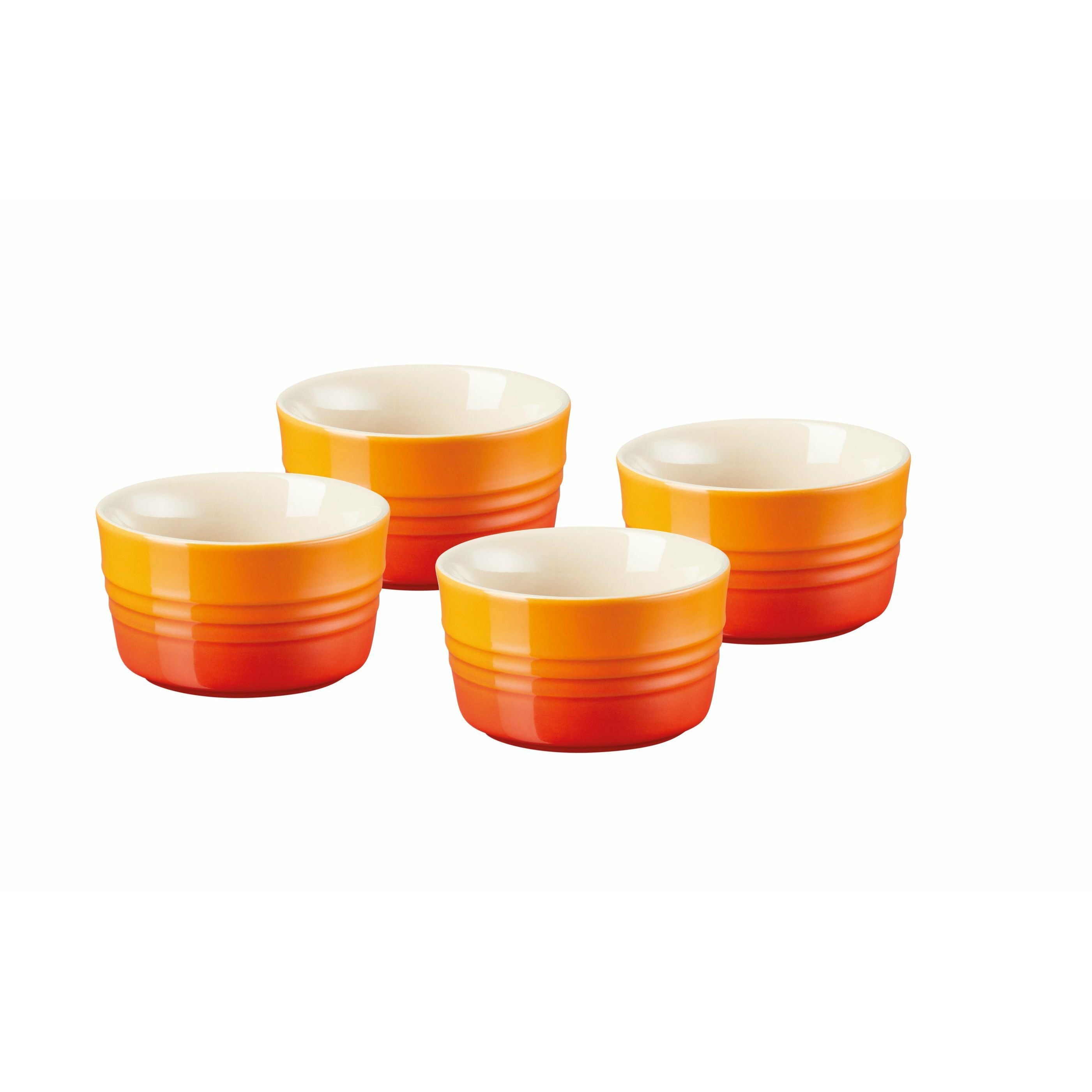 Le creuset mini forme ovn rød, 4 stk.