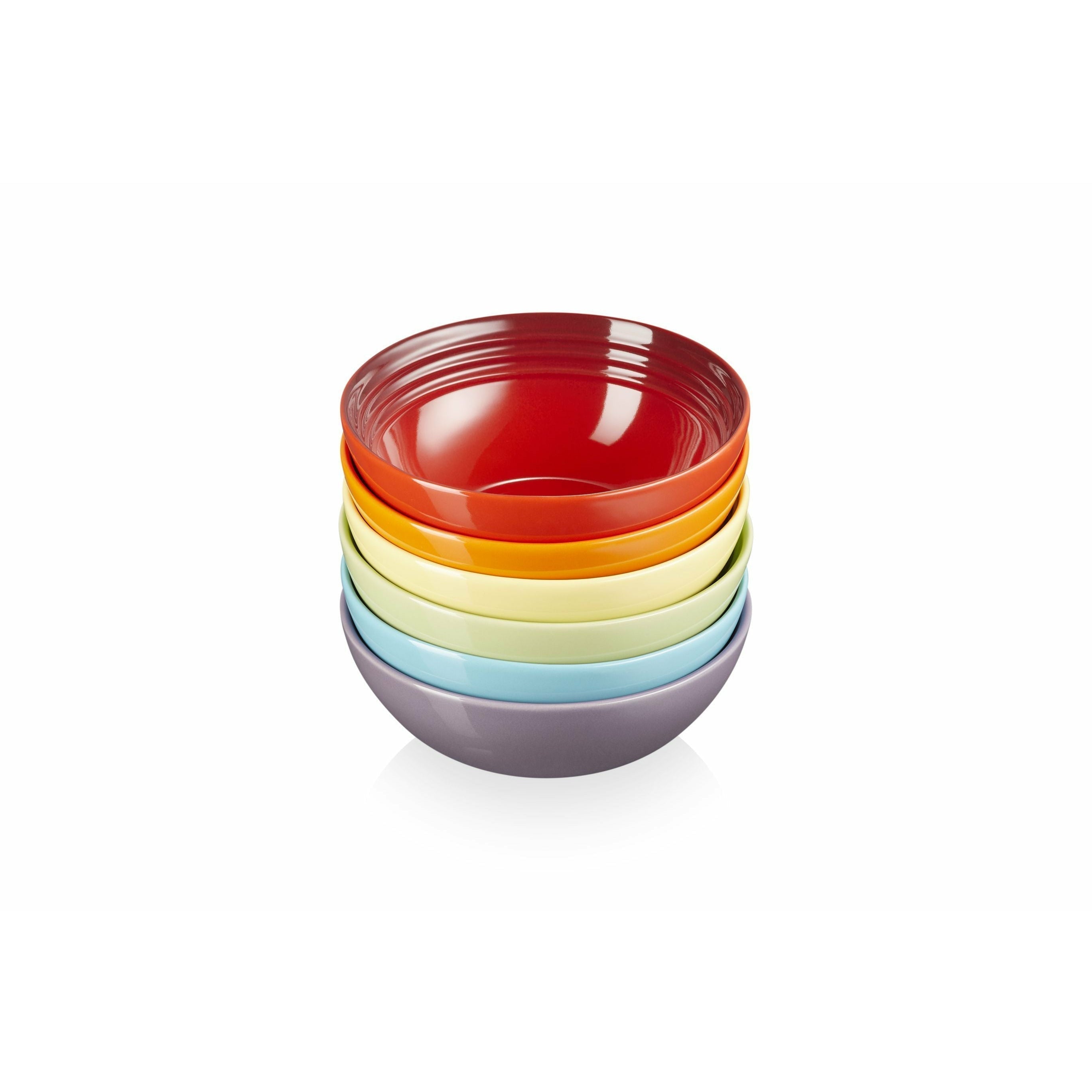 Bowls du Creuset Muesli Ensemble de 6 arc-en-ciel