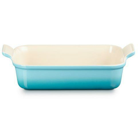 Le Creuset Rectangular para hornear Tradición de 26 cm, Caribe