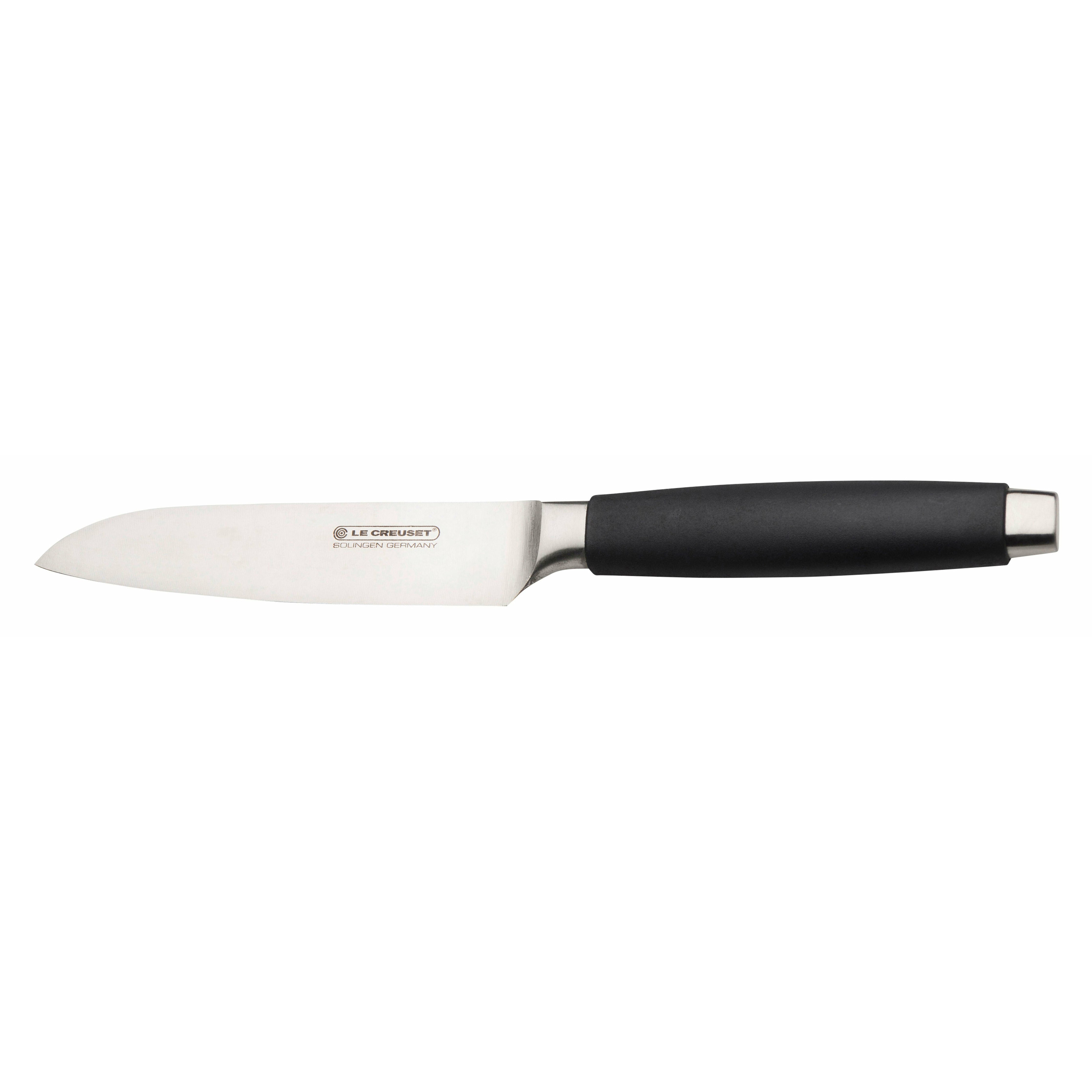 Standard du couteau Le Creuset Santoku avec poignée noire, 13 cm