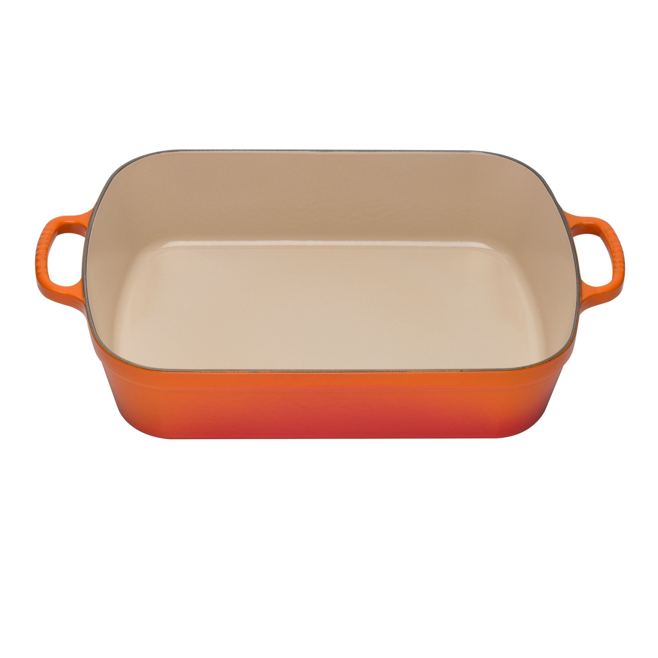 Le Creuset Nature Bratreine 37 x 29 cm, Ofenrot