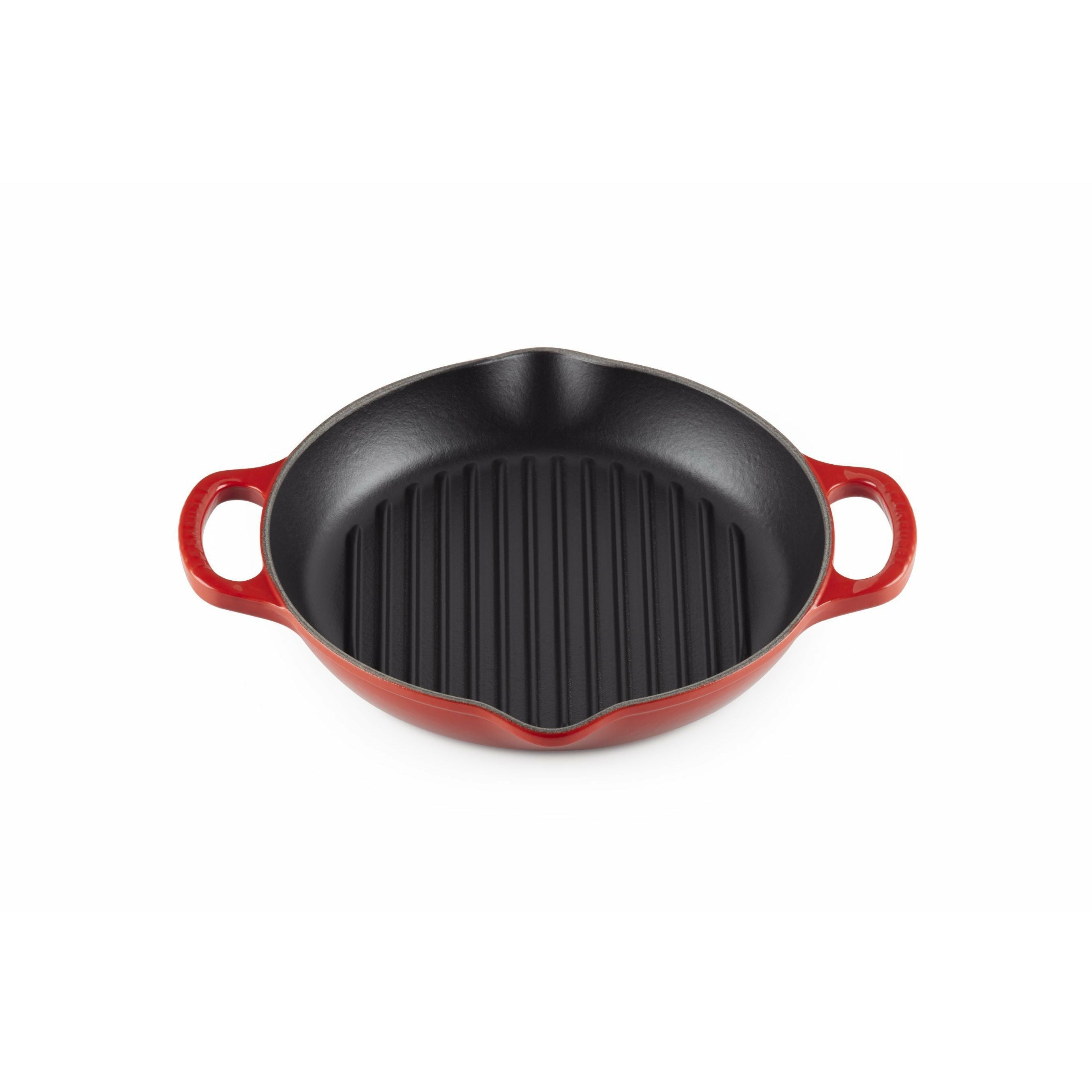 Le Creuset Nature High Round Grill Pan 25 Cm, Cherry Red