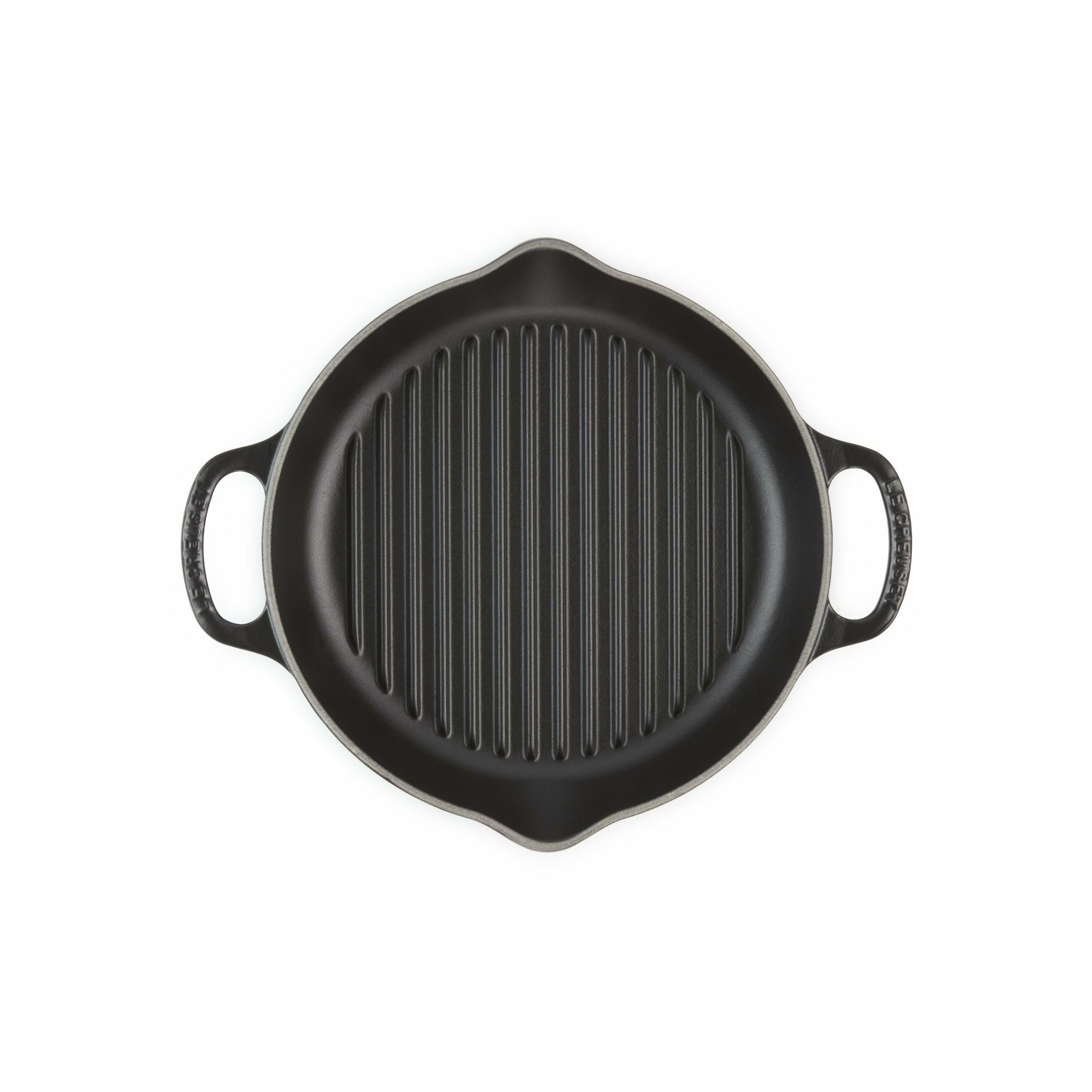 Le Creuset Nature High Round Grill Pan de 25 cm, negro