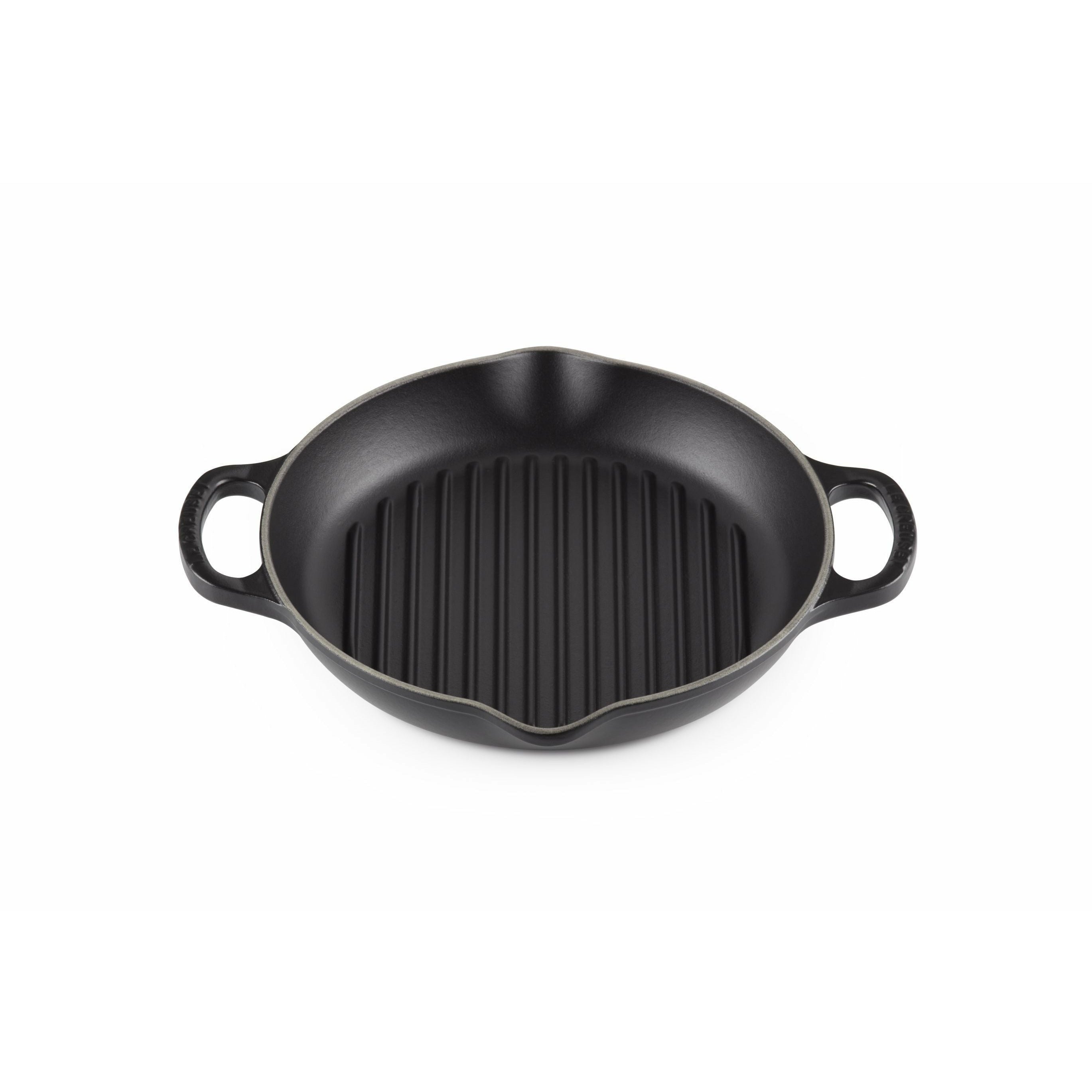 Le Creuset Nature High Round Grill Pan 25 Cm, Black