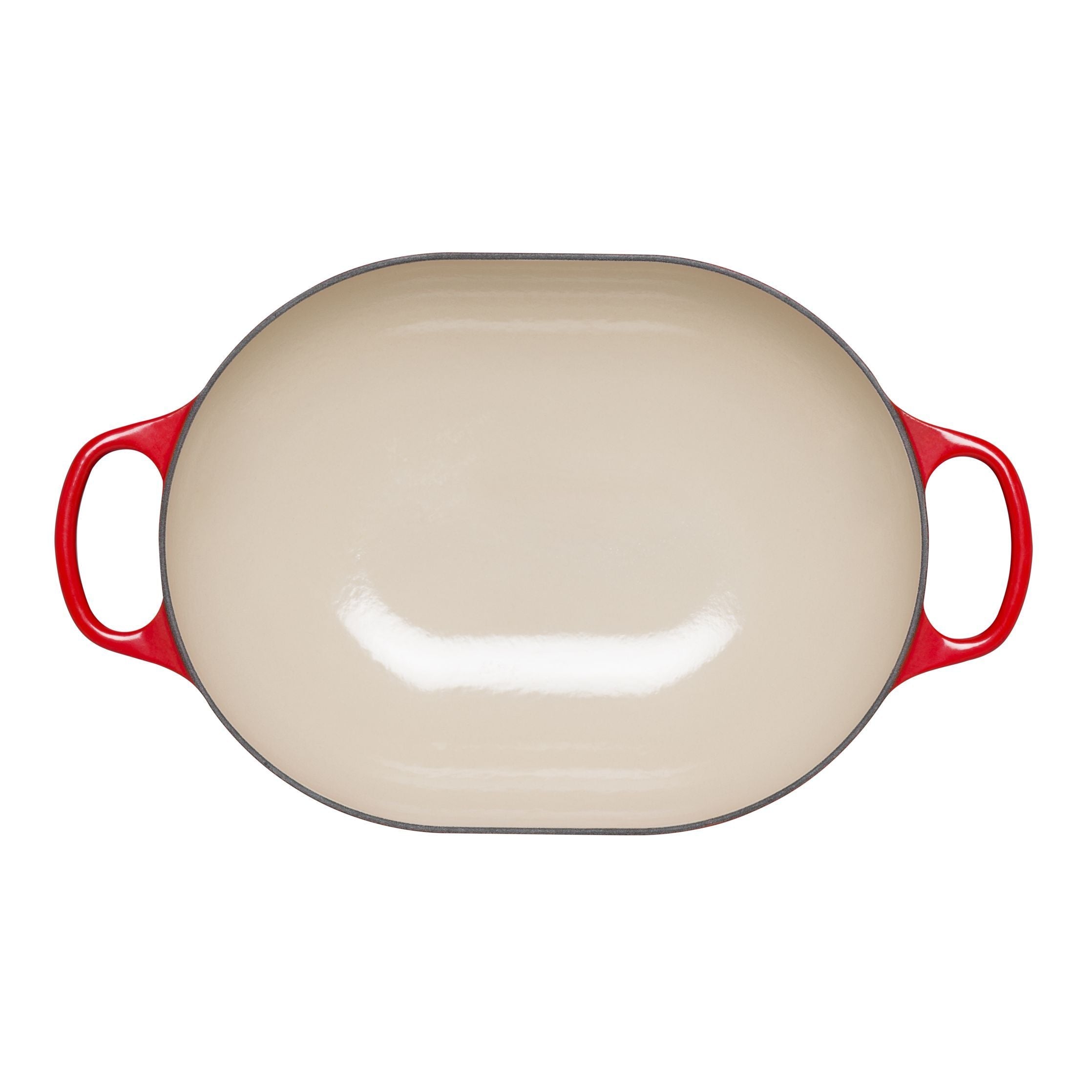 Le Creuset Nature länglicher Röster 3,4 l, Kirschrot