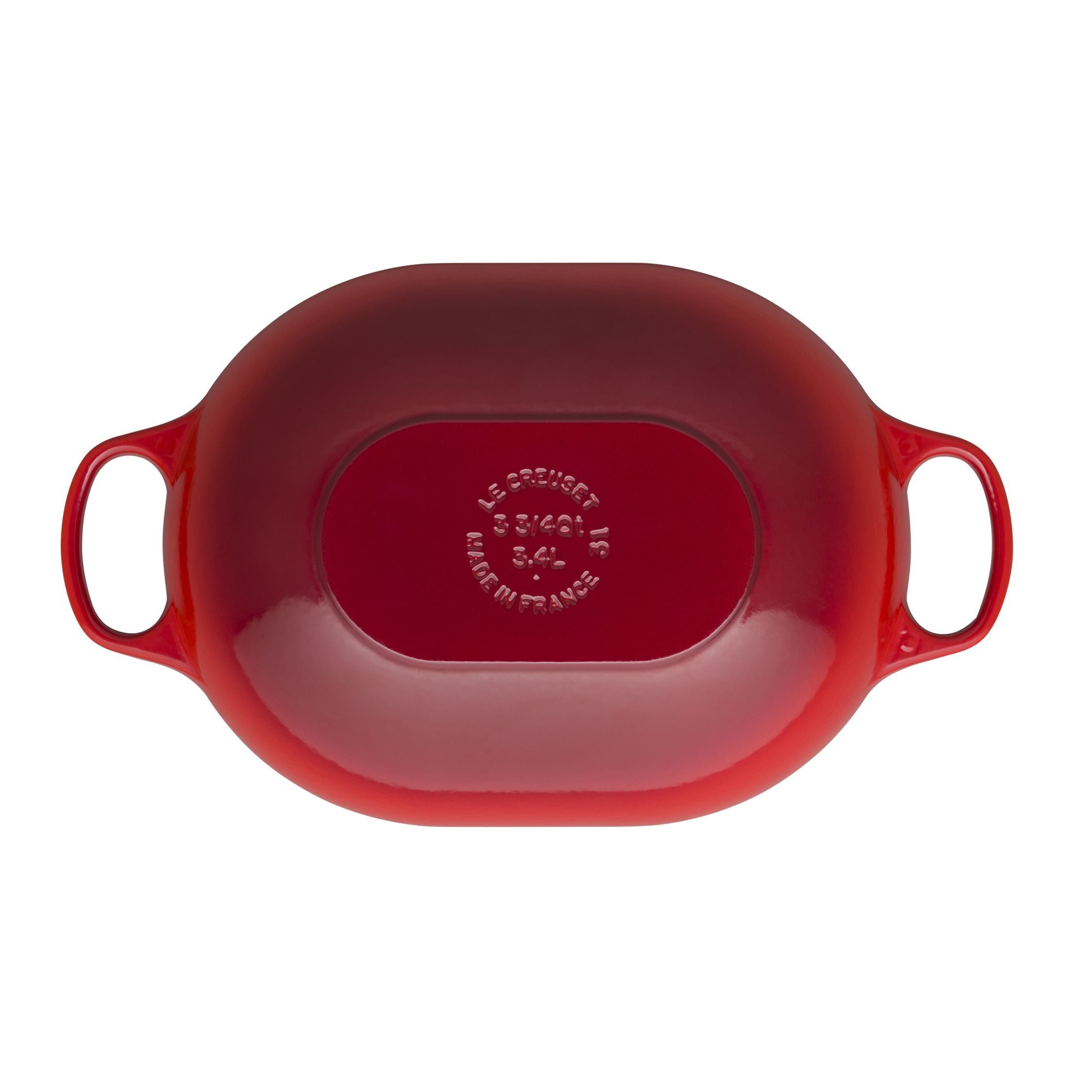 Le Creuset Nature Oblong Roaster 3,4 L, Cherry Red