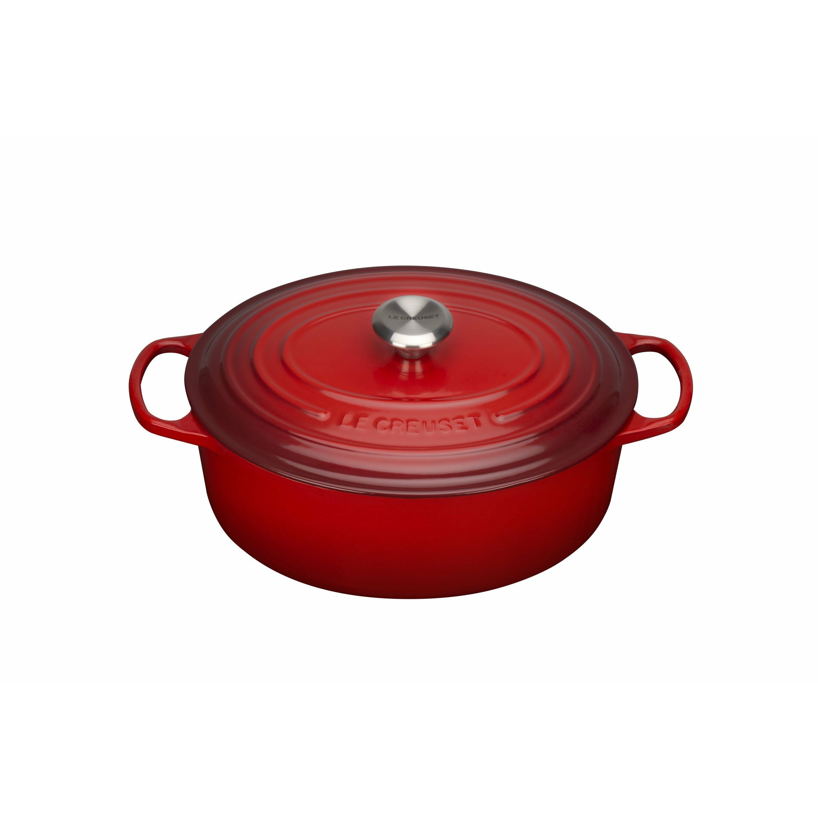 Le Creuset Signature Oval Röster 31 cm, Kirschrot