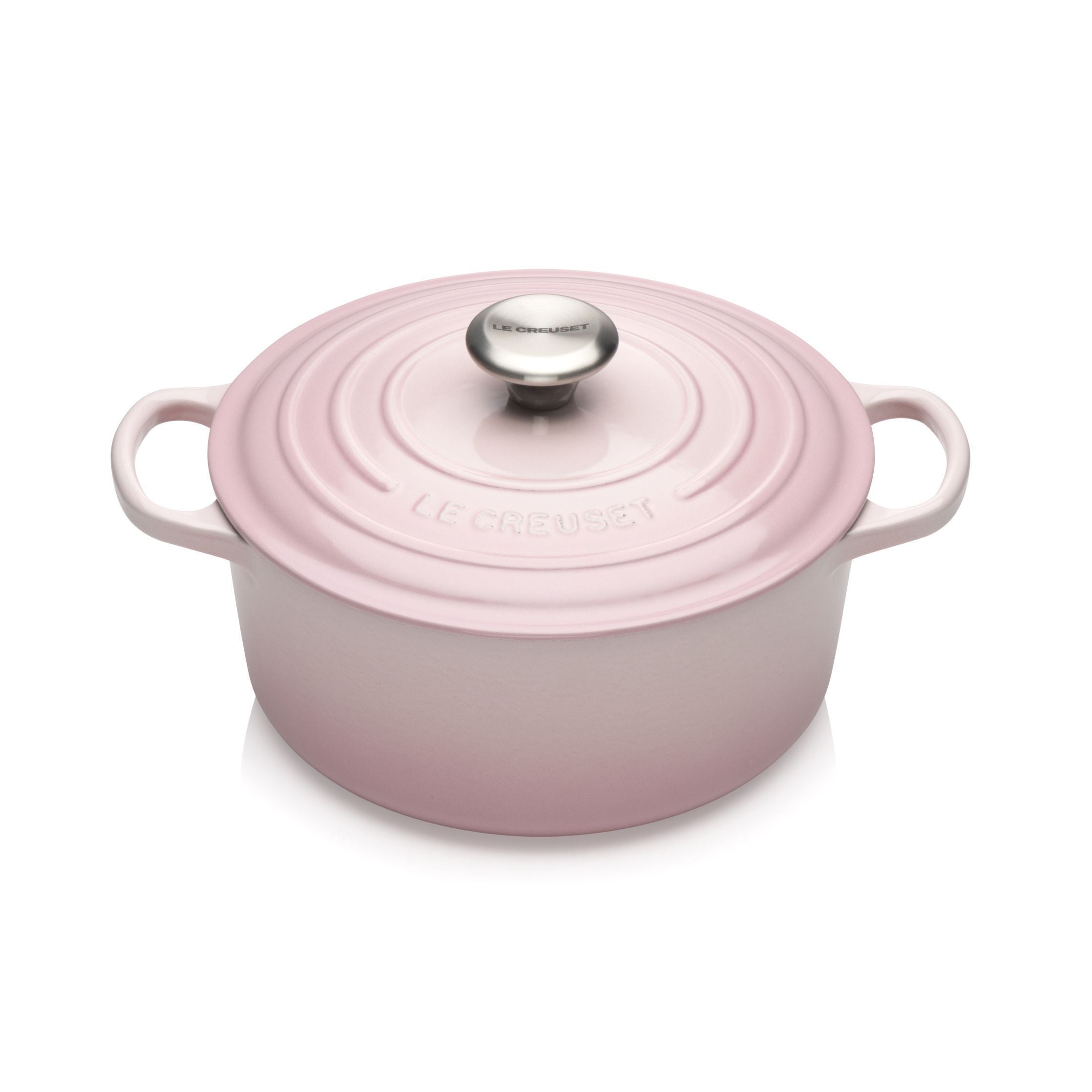 Le Creuset Signature Round Röster 24 cm, Shell Pink