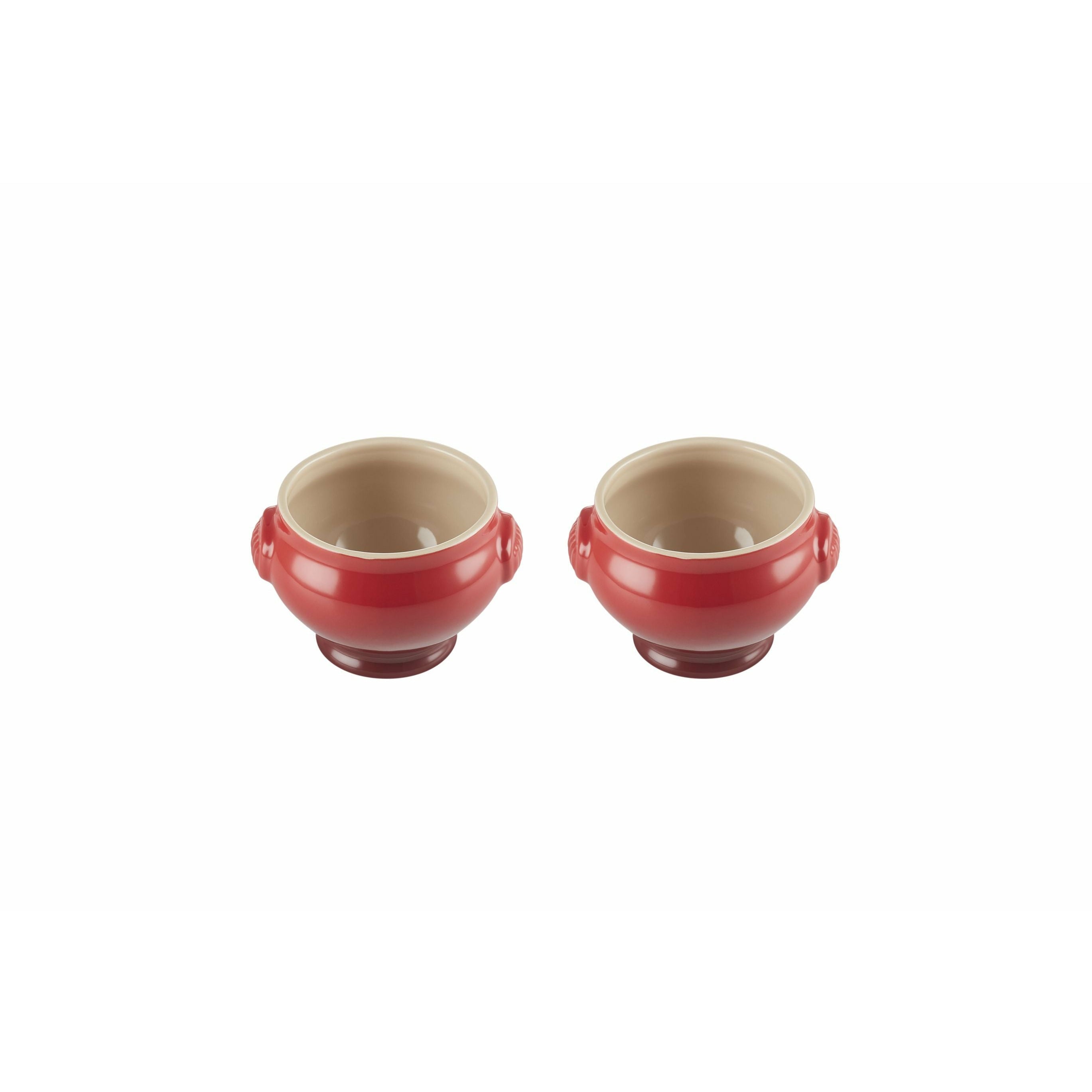 Le Creuset Suppenterrine 06 L Cherry Red, 2 PCs.