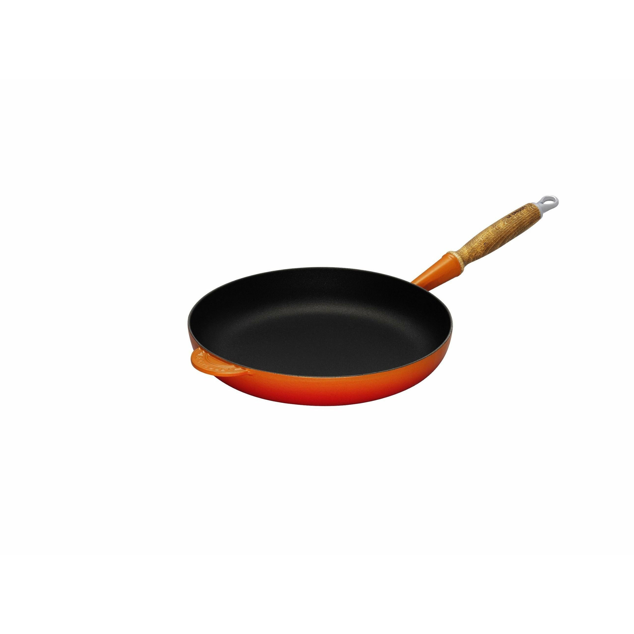 Le Creuset Tradition Frying Pan With Wooden Handle 24 Cm, Oven Red