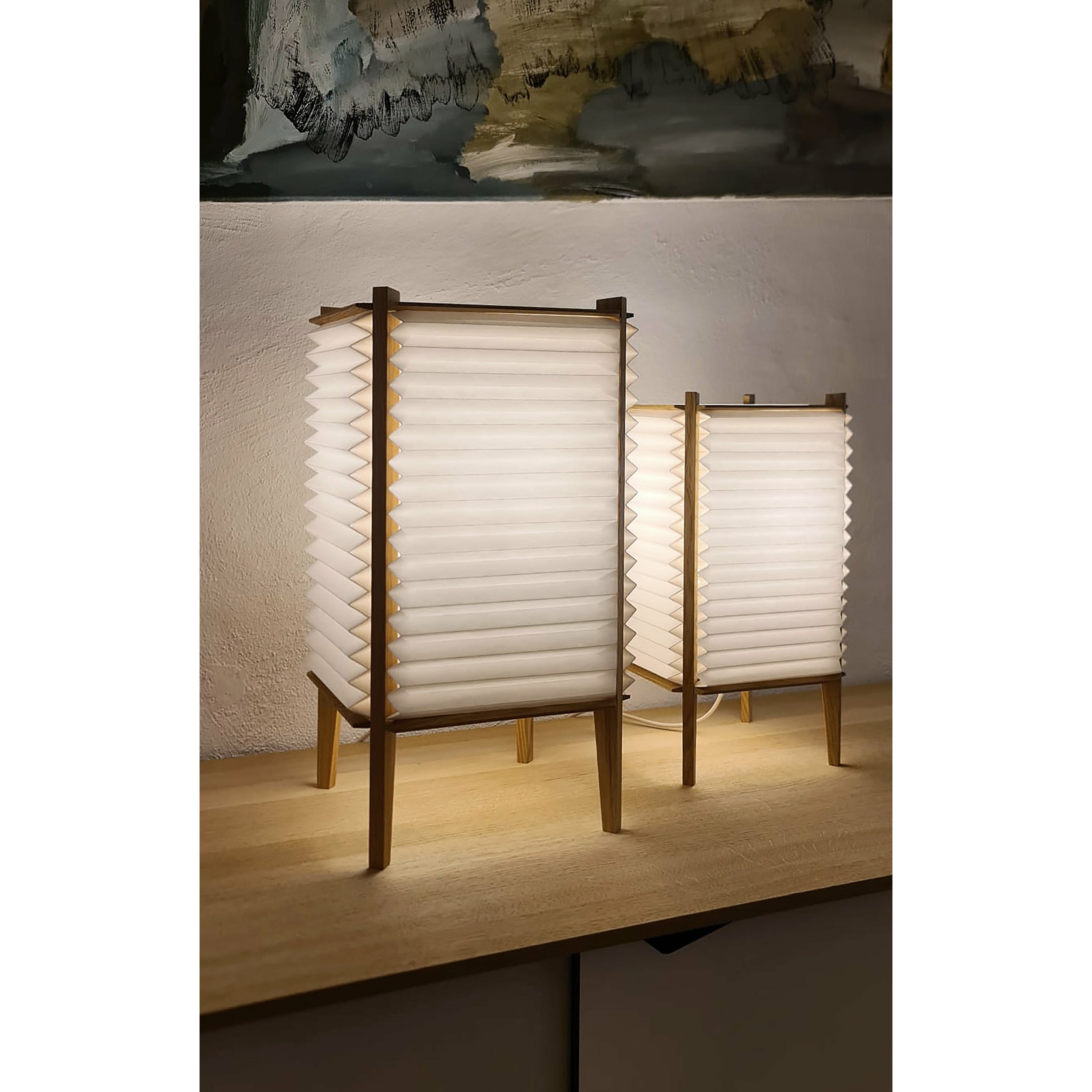 Le Klint Bienenstocktischlampe Eiche, Medium