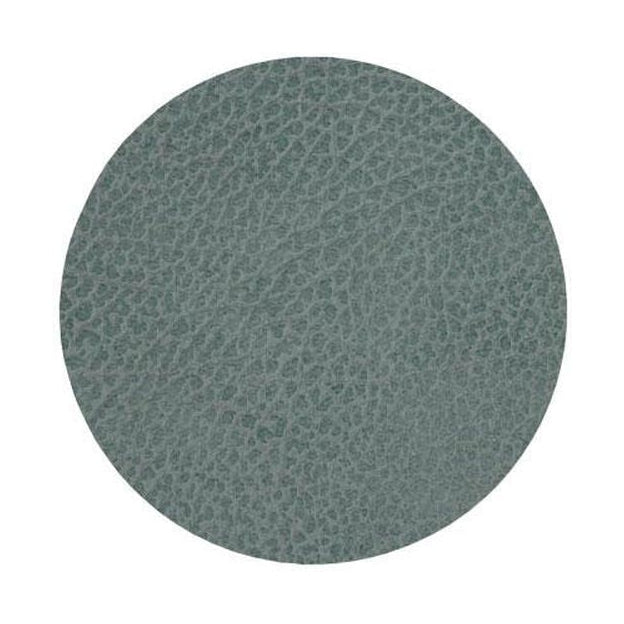 Lind DNA Circle Glass Coaster Hippo Leather, Green pastel