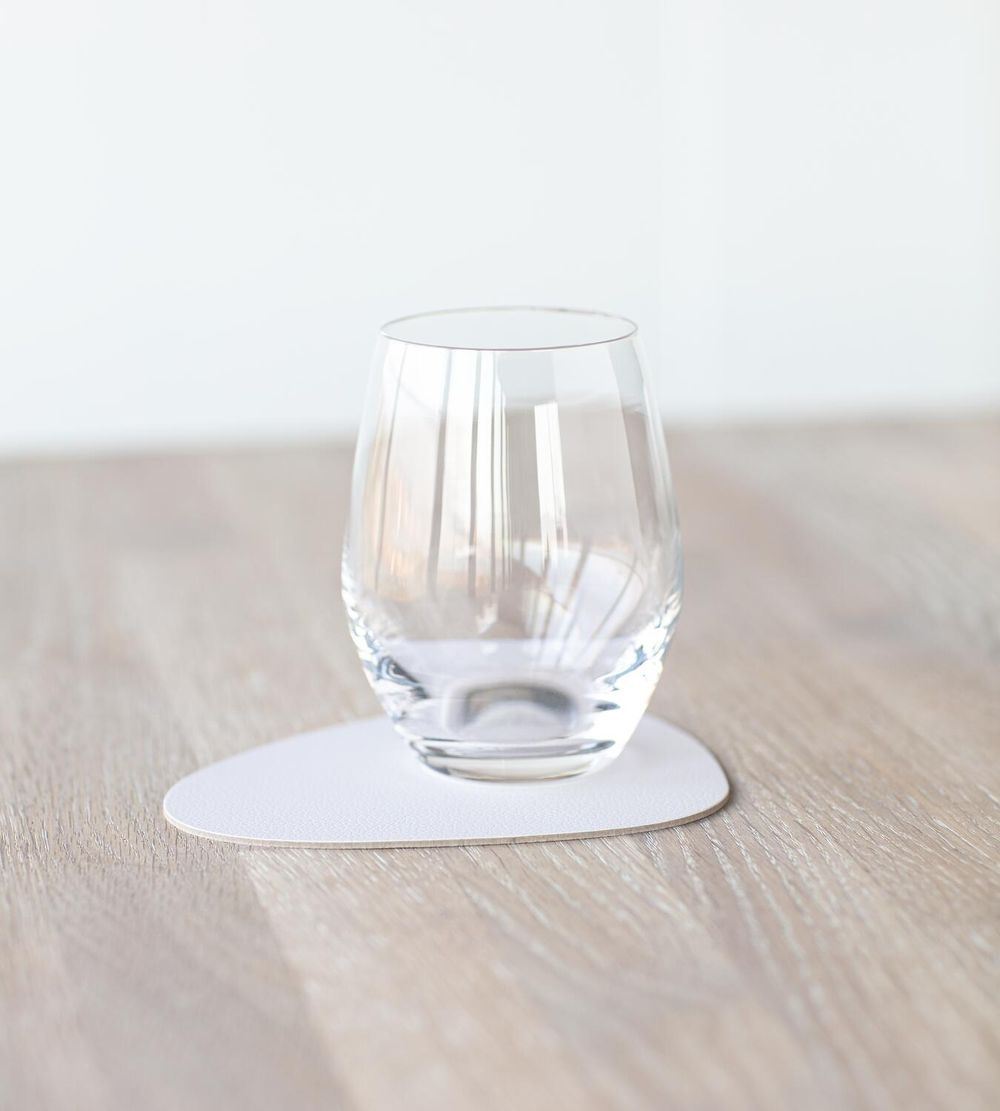 Lind ADN Curve Glass Coaster Nupo Cuir, Nu doux