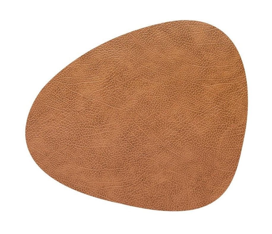 Lind ADN Curve Placemat Hippo Leather L, naturel