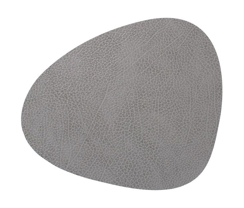 Lind ADN Curve Placemat Hippo Leather M, gris anthracite