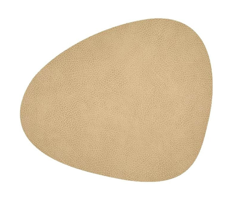 Lind ADN Curve Placemat Hippo Leather M, sable
