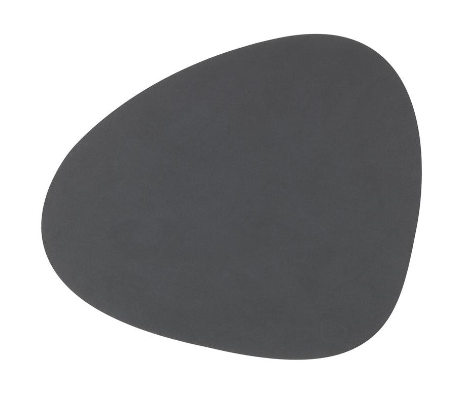 Lind ADN Curve Placemat Nupo Leather L, anthracite