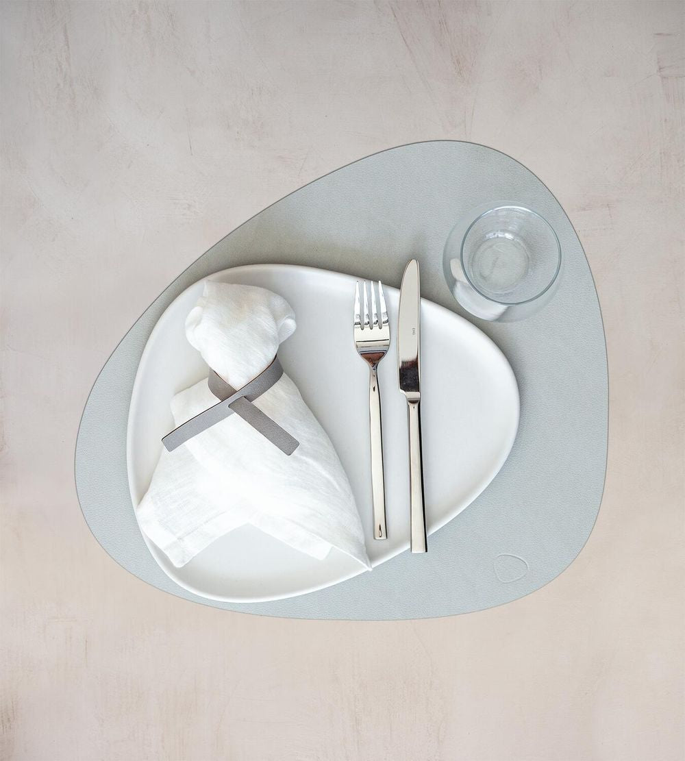 Lind ADN Curve Placemat Nupo Leather L, métallique