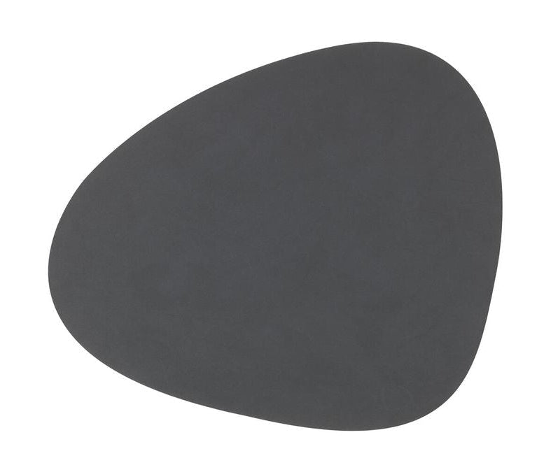 Lind ADN Curve Placemat Nupo Leather M, anthracite