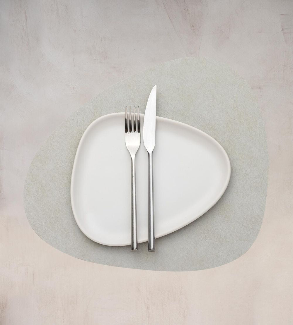 Lind ADN Curve Placemat Nupo Leather M, métallique