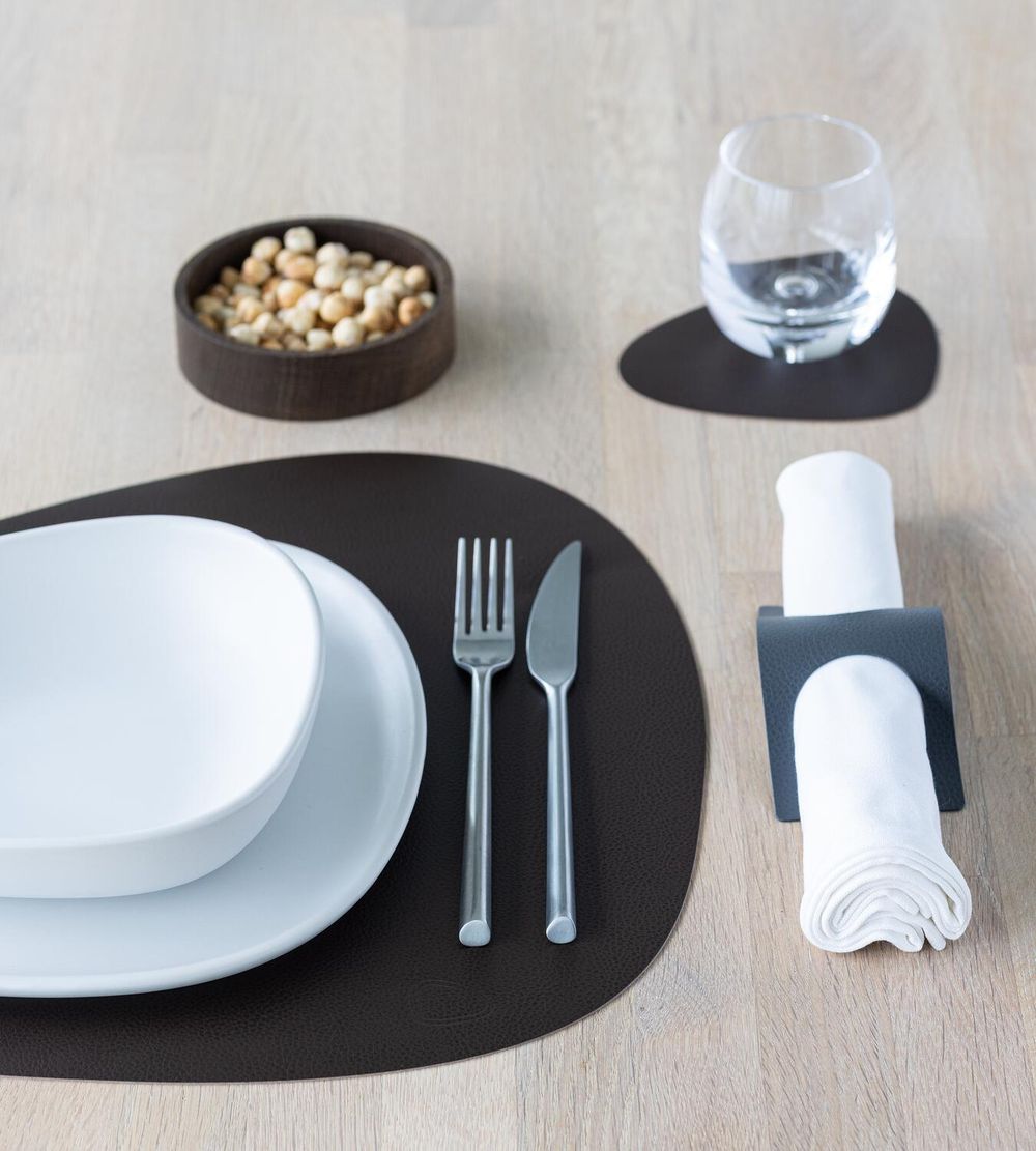 Lind ADN Curve Placemat Serene Cuir L, Ha Sel