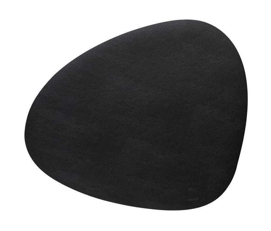 Lind ADN Curve Placemat Serene Cuir L, noir