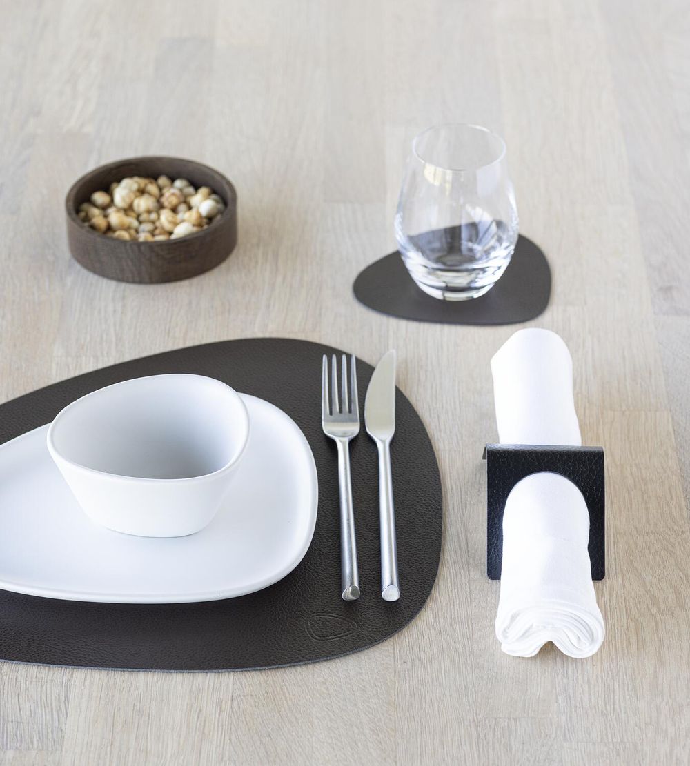 Lind ADN Curve Placemat Serene Cuir M, Ha Sel