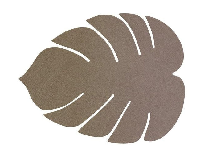Lind DNA Leaf Glass Coaster NuPo Leather, Armegreen