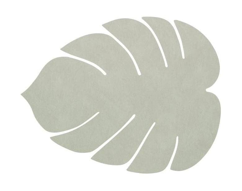 Lind ADNa Leaf Placemat Nupo Leather S, Olive Green