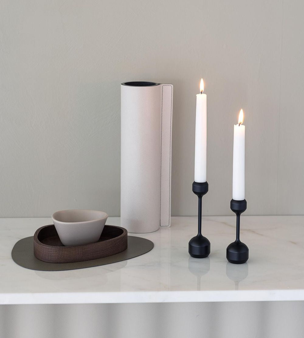 Lind DNA Silhouette Set 120+145 Candle Holder, sort