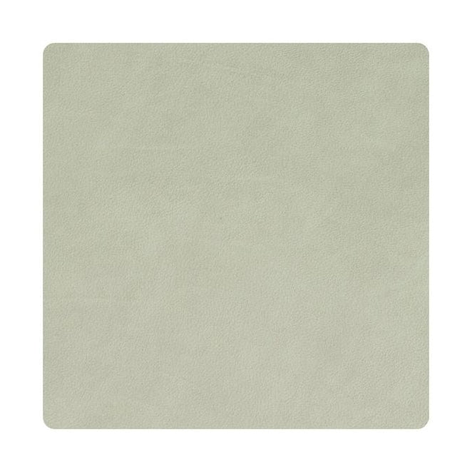 Lind DNA Square Glass Coaster Nupo Leather, Olive Green