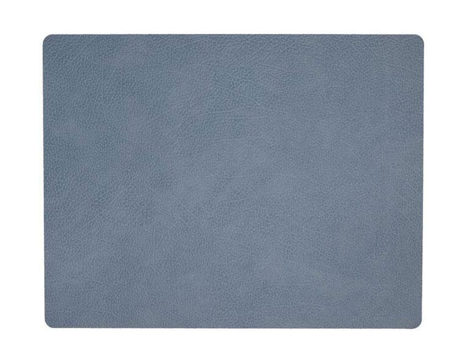 Lind DNA Square Placemat Hippo Leather L, bleu clair