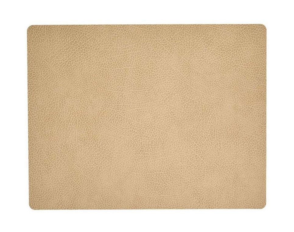 Lind DNA Square Placemat Hippo Leather L, sable