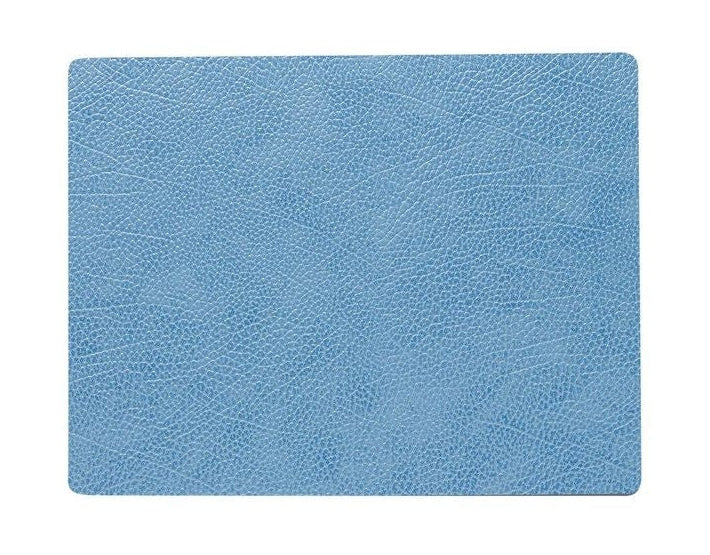 Lind DNA Square Placemat Hippo Leather M, bleu clair