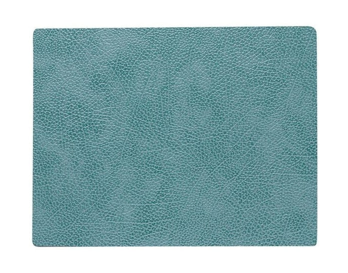 Lind DNA Square Placemat Hippo Leather M, Green pastel