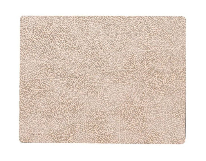 Lind DNA Square Placemat Hippo Leather M, sable