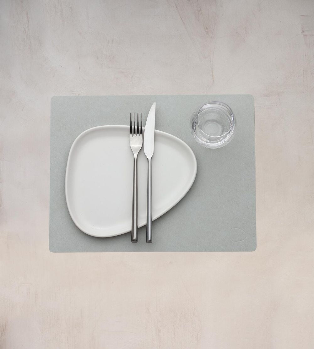 Lind DNA Square Placemat Nupo Leather M, Metallic