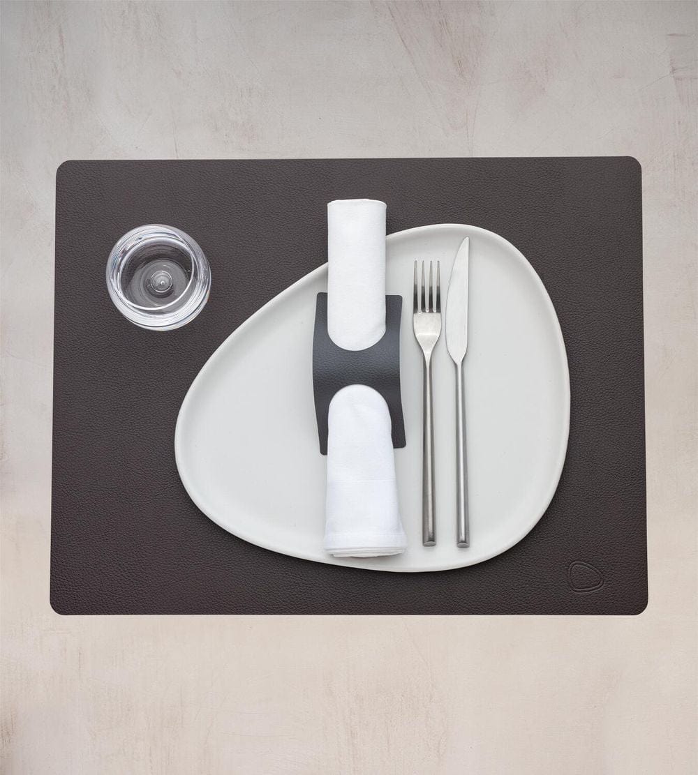 Lind DNA Square Placemat lugnt läder L, HA SEL