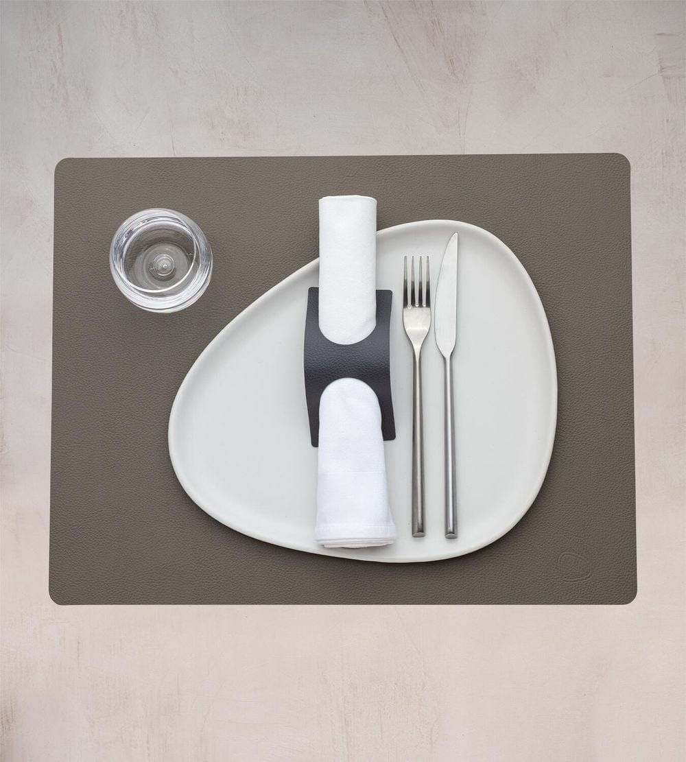 Lind DNA Square Placemat Cuir Seree L, MO S