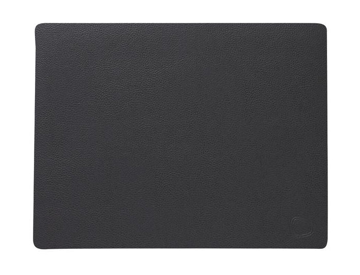 Lind DNA Square Placemat Cuir Seree M, anthracite