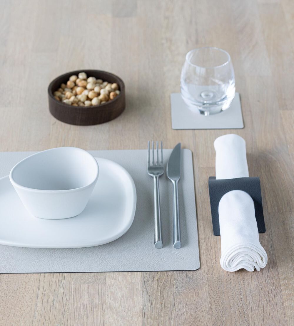 Lind DNA Square Placemat Serene Cuir M, crème