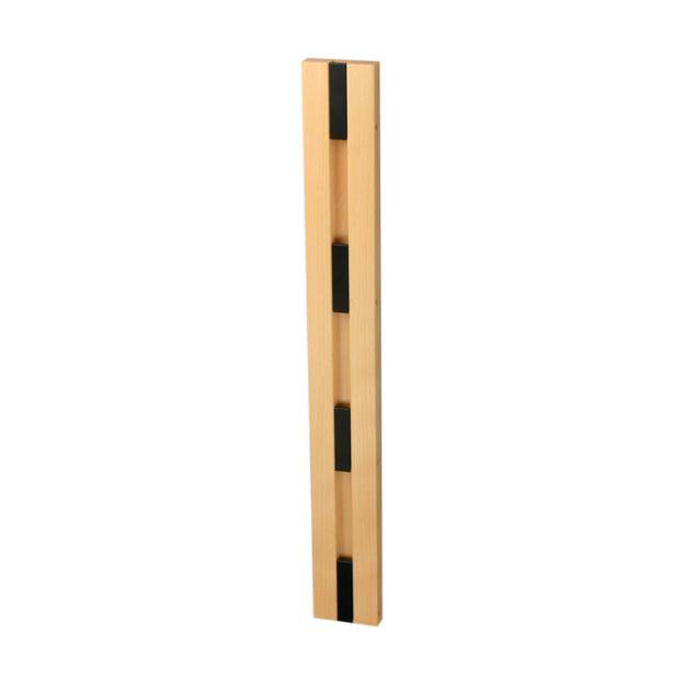 Loca Knax Vertical Coat Rack, Beech Soaped/Black